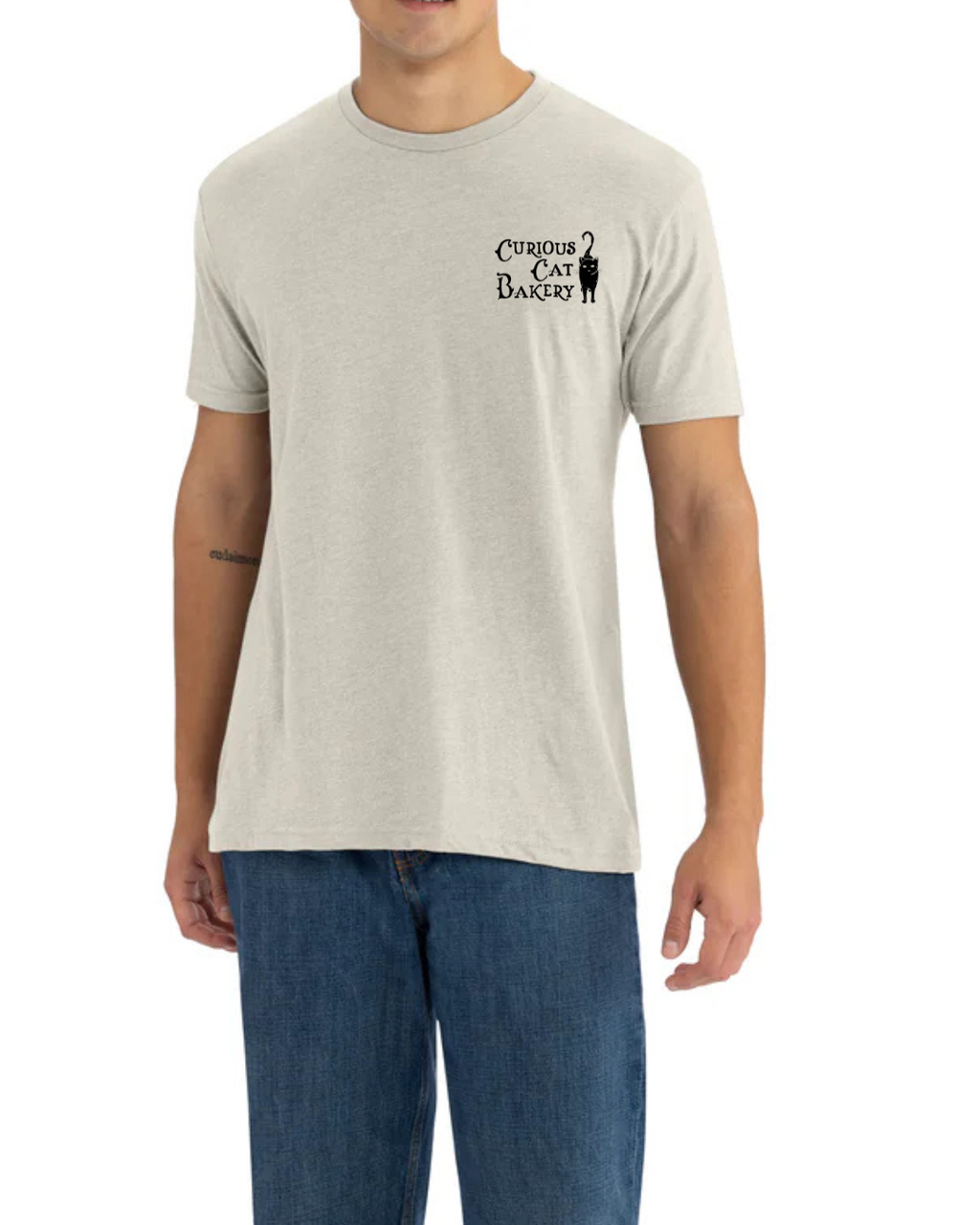 Curious Cat Bakery Croissant Tee