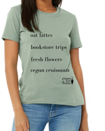 Load image into Gallery viewer, Curious Cat Bakery Favorite Things Tee
